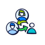 Reducing turnover icon
