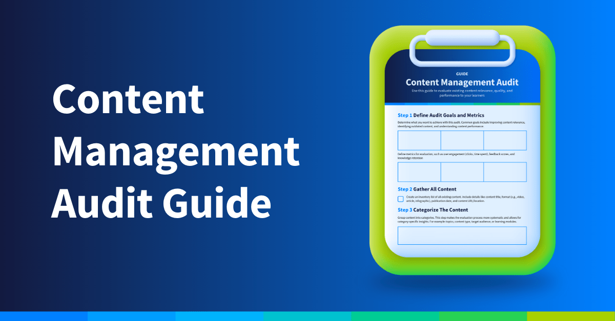 Content Management Audit Guide